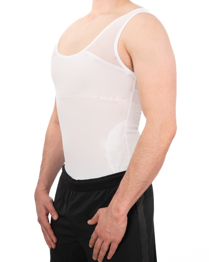 Men's Compression Vests  Gynecomastia Compression Vests - MACOM