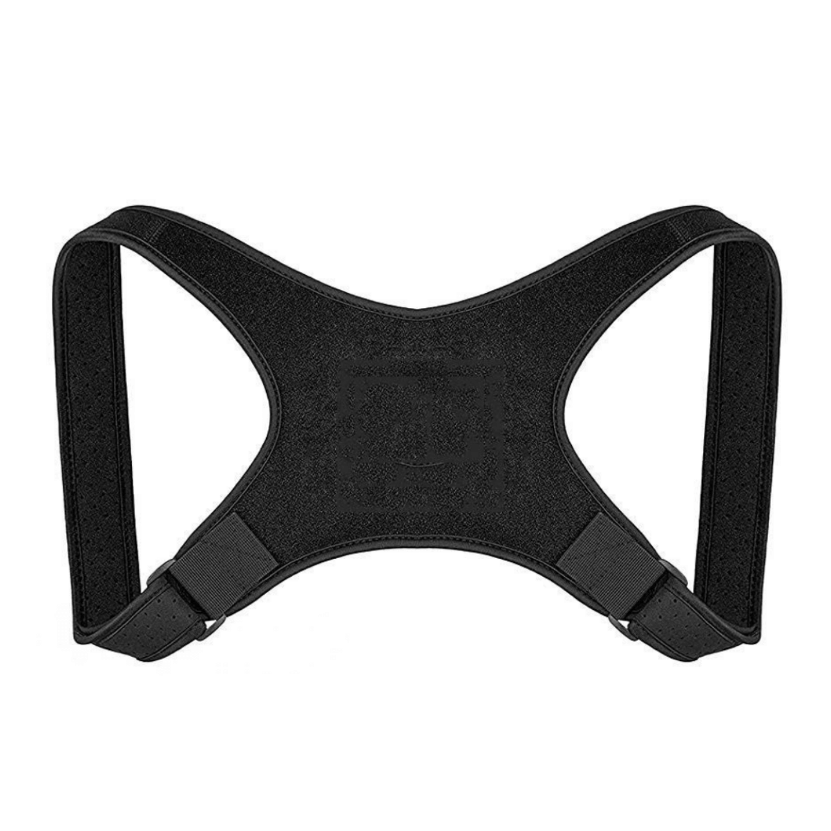 Adjustable posture corrector designed to improve posture and reduce hunching with comfortable straps.